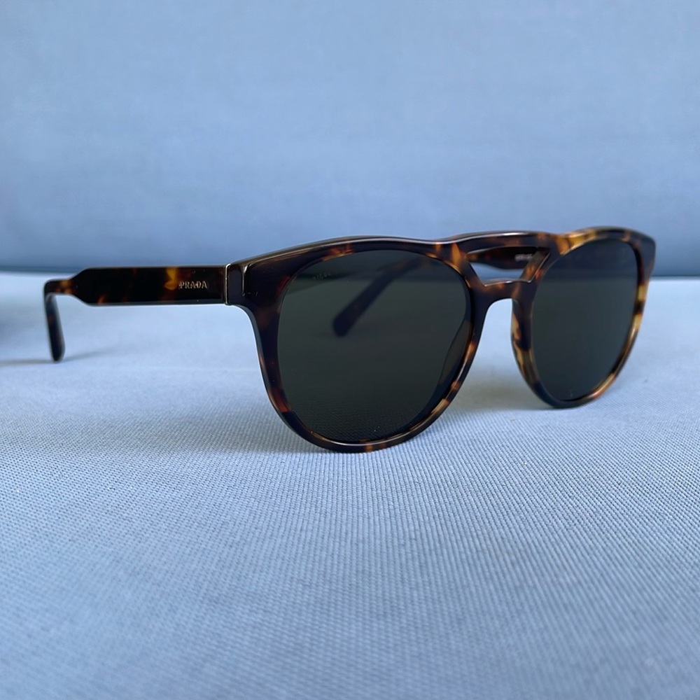 PRADA Double Bridge Aviator Sunglasses in Acetate Tortoiseshell SPR13T
